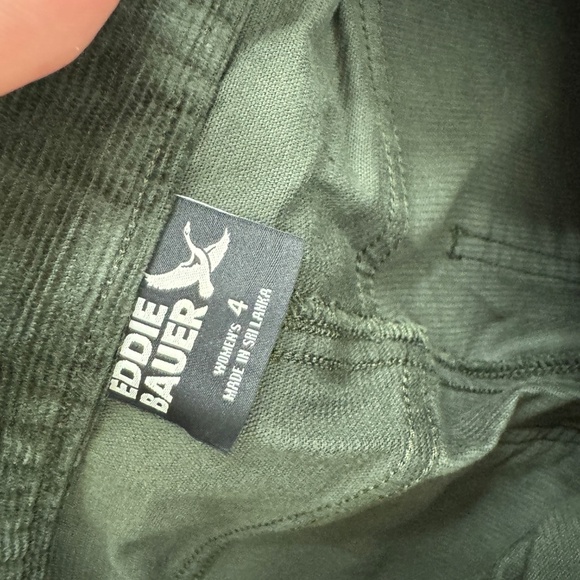 NEW Eddie Bauer Women's Madison Valley Cord Dark Forest US Size 4 - Picture 8 of 10